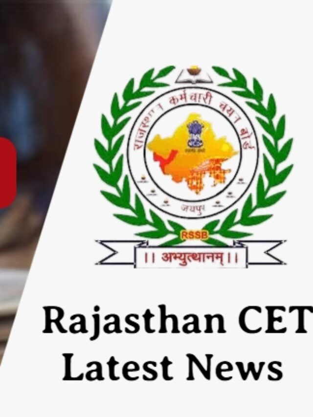 Rajasthan CET Graduation Level 2024